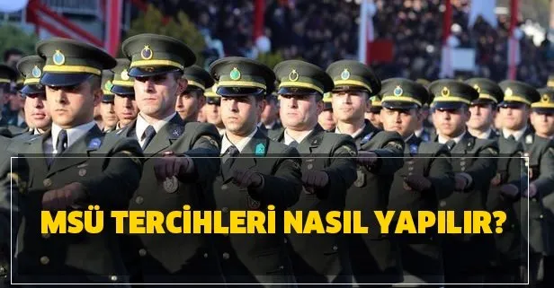 MSÜ tercihleri nasıl yapılır? 2020 MSÜ sınavı ne zaman?