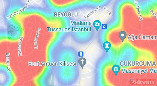 İlçe ilçe İstanbul'un koronavirüs vaka haritası! Bağcılar, Fatih, Üsküdar, Güngören, Ümraniye, Zeytinburnu, Bakırköy... - 16