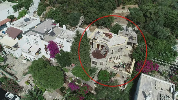 Kaçak Can Dündar'ın 5 milyonluk deniz manzaralı kaçak villasının yıkımında 6. gün!-4