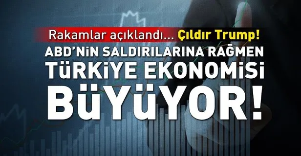 ABDnin saldırılarına rağmen Türkiye ekonomisi büyüyor!