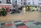 Giresun'da zor anlar | Sağanak yağış hayatı felç etti! Yollar göle döndü