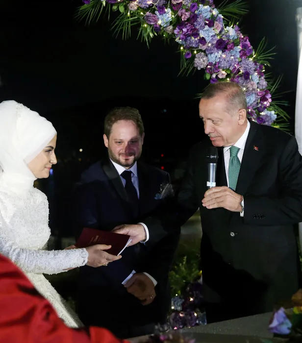 Cumhurbaşkanı Erdoğan nikah şahidi oldu-2
