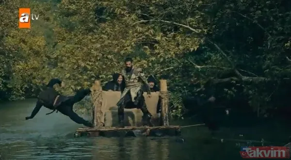 Kuruluş Osman aksiyonu su altına taşıdı böyle açılış sahnesi görülmedi! Osman Bey Ve Alplerinin operasyonu nefesleri kesti - 7