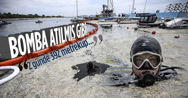 Marmara'daki tehlike müsilajı dalış yaparak gözlemleyen dalgıçtan kan donduran açıklama: Sanki bomba atılmış gibi!
