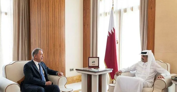 Milli Savunma Bakanı Hulusi Akar Katar’da