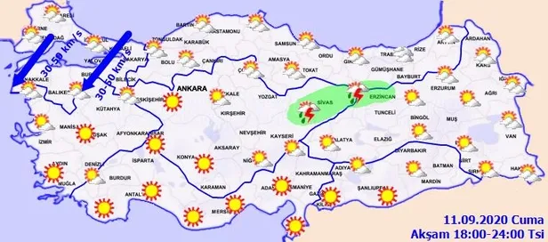 HAVA DURUMU | Meteorolojiden o illere sağanak uyarısı | 12 Eylül İstanbul'da hava nasıl olacak?-4