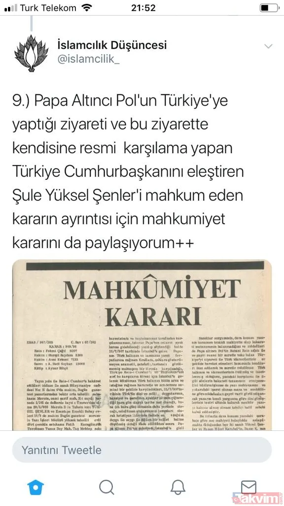 Usta gazeteci-yazar Şule Yüksel Şenler'in mücadeleye adanmış ömrü! - 21