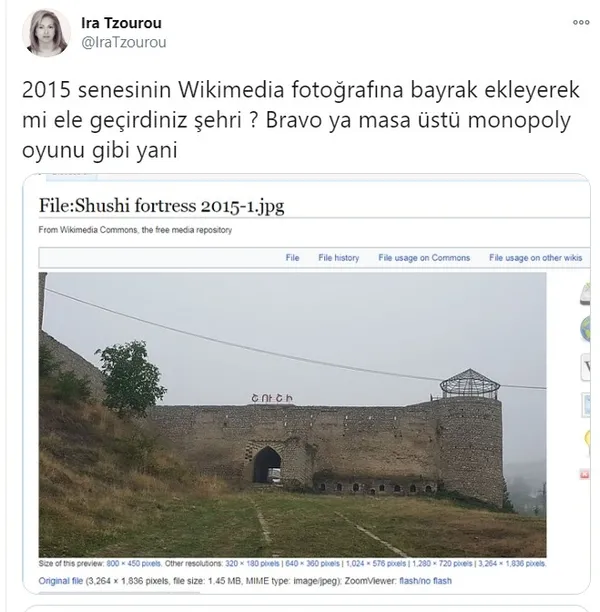 Firari Sevan Nişanyan’ın eşi Ira Tzourou Azerbaycan'ı hedef aldı-6