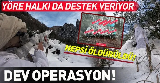Karadeniz’de PKK’ya eş zamanlı büyük operasyon