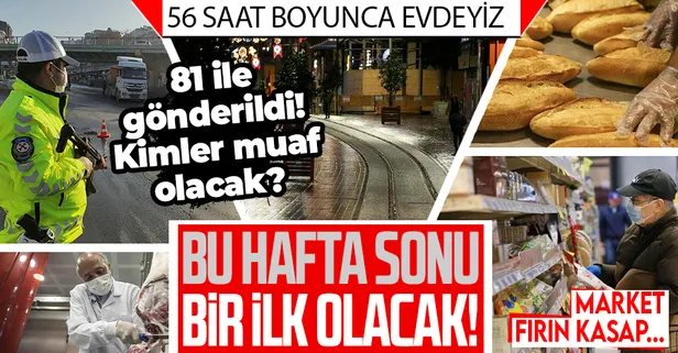 Son dakika: Hafta sonu sokağa çıkma kısıtlaması başladı! Nereler açık olacak? Kimler muaf tutulacak? İşte detaylar...