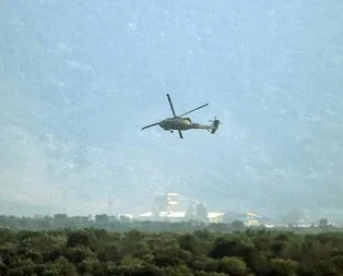Helikopterin düşürüldüğü bölgeden ilk görüntüler