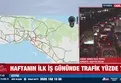 Haftanın ilk iş gününde trafik yoğunluğu yüzde 72!