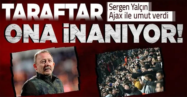 Ajax maçının ilk yarısındaki futbol umut ışığı oldu! Beşiktaş taraftarı Sergen Yalçın diyor