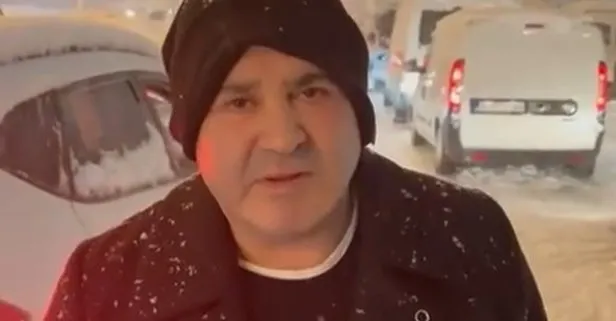 Yolda mahsur kalan Şafak Sezer’den yardım çağrısı!
