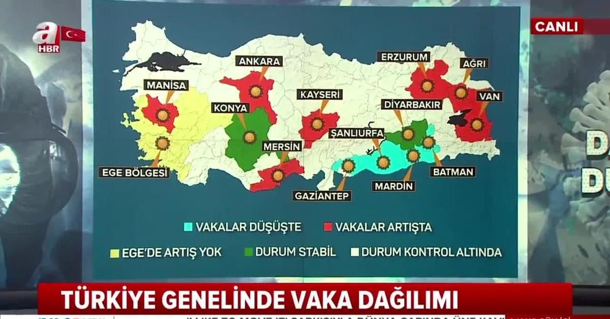 Yetkililer tek tek açıkladı!  İşte Türkiye genelinde vaka dağılımı…