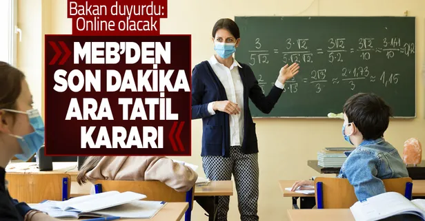 Kasım tatilinde öğretmenler okula gidecek mi 2021? Ara tatilde öğretmenler okula gidecek mi? Bakan Özer'den ara tatil açıklaması!