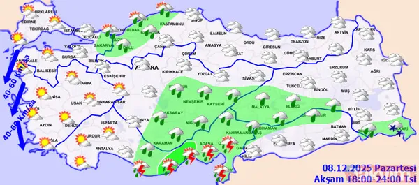 Soğuk dalga güçleniyor! Sarı kodlu kar ve fırtına alarmı verildi! İstanbul buz kesecek - 6
