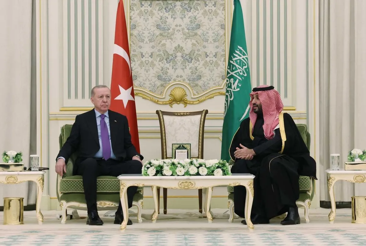 Başkan Erdoğan ʺSuudi Arabistan'ın yanındayızʺ mesajı verdi. (Foto: AA)
