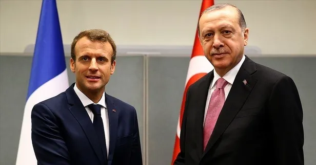 Başkan Erdoğan Fransa Cumhurbaşkanı Emmanuel Macron ile görüştü: Masada Suriye var