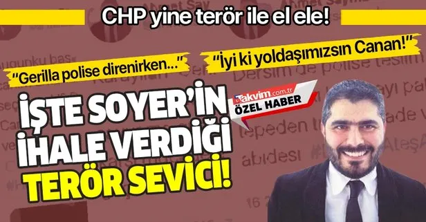 CHP’li Tunç Soyer’in ihale verdiği PKK destekçisi Ahmet Saymadi’nin paylaşımları ortaya çıktı!