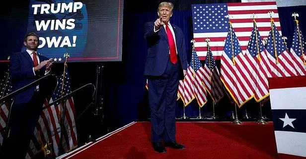 Trump geri dönüyor! ABD basını ‘Taç giyme töreni başlıyor’ diyerek duyurdu: Iowa’da ezici zafer