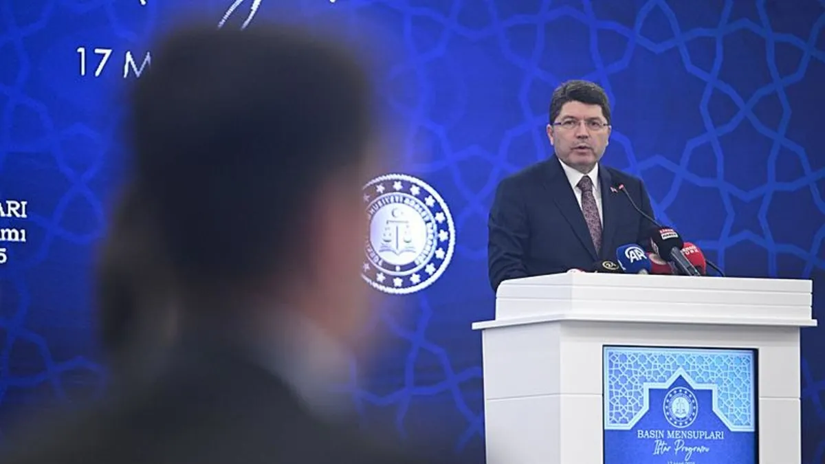 Adalet Bakanı Yılmaz Tunç’tan "Terörsüz Türkiye" ve yeni anayasa vurgusu