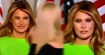 ABD Başkanı Donald Trumpın tarihi gecesinin önüne geçen 5 saniye! Melania ve Ivanka Trump...