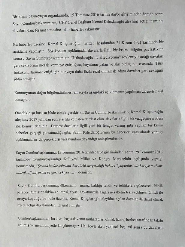 CHP lideri Kemal Kılıçdaroğlu'nun tazminat davaları üzerinden giriştiği algı operasyonuna Başkan Erdoğan'ın avukatından yanıt-3