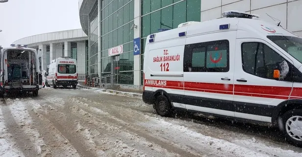 Erzincan'da 5 kişilik aile sobadan sızan karbonmonoksit gazından zehirlendi