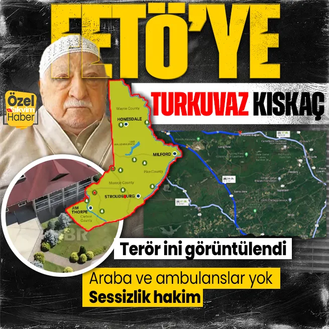 15 Temmuzun 8. yılında FETÖye Turkuvaz kıskaç! A Haber - SABAH terör inini görüntüledi: Takvim.com.tr Gülenin Poconodaki izini sürdü