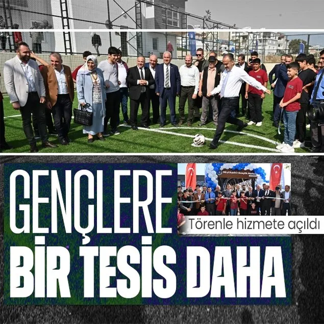 Büyükşehir’den gençlere bir tesis daha