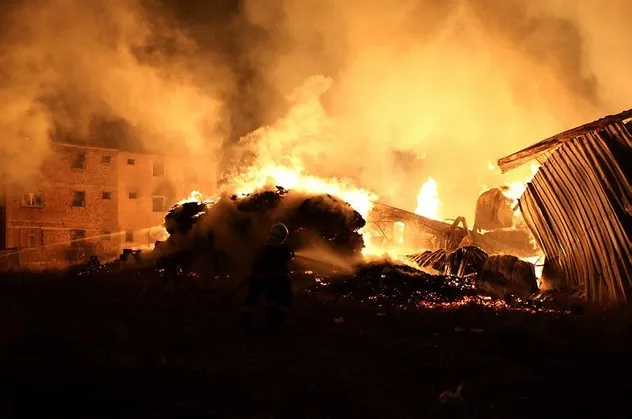 Ankara Siteler'de korkutan yangın