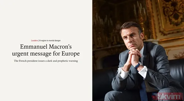 Avrupa’yı nükleer savaş korkusu sardı! Fransa Cumhurbaşkanı Macron’dan bomba etkisi yaratan kıyamet senaryosu: The Economist ‘ABD terk edecek Çin ve Rusya saldırıya geçecek’ dedi - 2