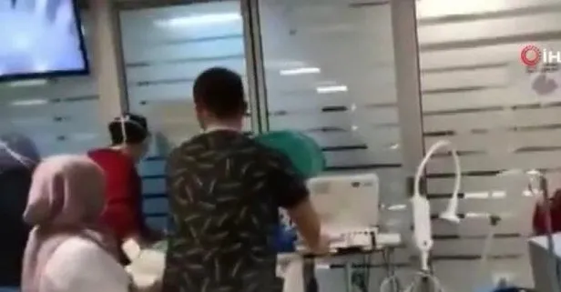Skandal görüntülerin adresi Ankara: Hasta yakınlarından sağlık çalışanlarında çirkin saldırı