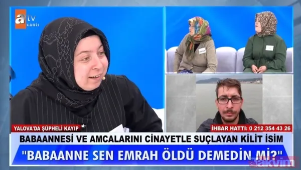 Emrah'ın Akıbetiyle İlgili En Çarpıcı İddia İse Havva'nın Torunu Özge'den Geldi. Özge'nin Amcası Erhan'a "Amcalarım İbrahim Ve Ayhan İle Babaannem Havva,...