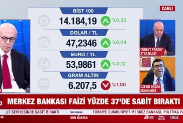 Merkez Bankası faiz kararını açıkladı!