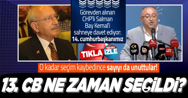 Görevden alınan CHP'li Vefa Salman'ın 14 cumhurbaşkanımız sözleri alay konusu oldu!
