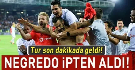 Kartal 90'da turladı I LASK Linz: 2 - Beşiktaş: 1 (MAÇ SONUCU)