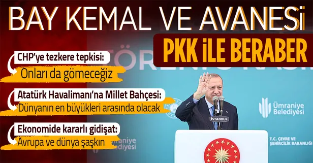Başkan Erdoğan: Atatürk Havalimanı'nda oluşturacağımız Millet Bahçesi dünyadaki şehir parkları arasında ilk sıralarda yer alacak