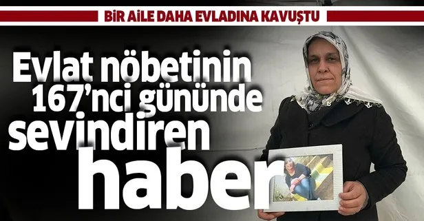 Son dakika: Diyarbakır’daki evlat nöbetinden sevindiren haber! Bir aile daha evladına kavuştu