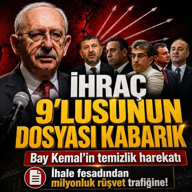 CHPde 9 vekil ihraç istemiyle disiplinde: Rüşvet dosyaları kabarık!
