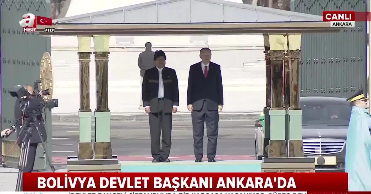 Bolivya Devlet Başkanı Ankara'da
