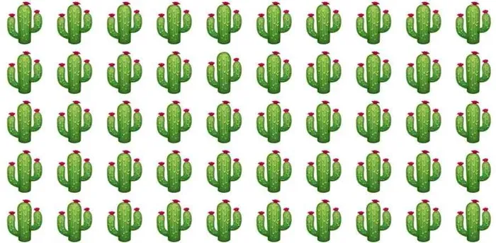 Zihin bükücü: Sadece en keskin gözler farklı kaktüsleri 5 saniyede görebilir! Optik yanılsama göz testi-2