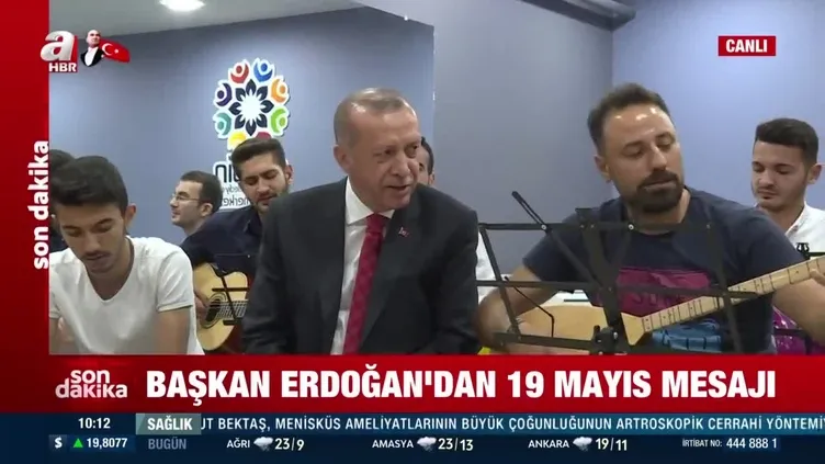 Başkan Erdoğan'dan 19 Mayıs mesajı: "Ülkemizin geleceğinin sembolü Türkiye Yüzyılı'nı inşa ediyoruz"