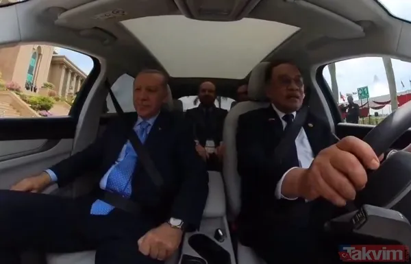Başkan Erdoğan ile Malezya Başbakanı Enver İbrahim arasında Togg diyaloğu: Ses duyuyor musun? | Şoförlüğüme güvenmene şaşırdım - 7