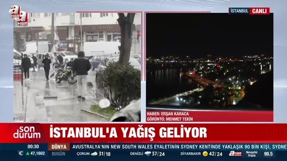 İstanbul'a yağış geliyor!