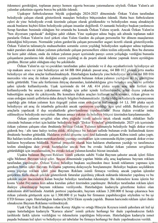 Özkan Yalım dosyasında makam şoförünün ifadesi ortaya çıktı: 750 bin TL çanta para ve VIP araç detayı | Belediye parasıyla sevgiliye halı-11