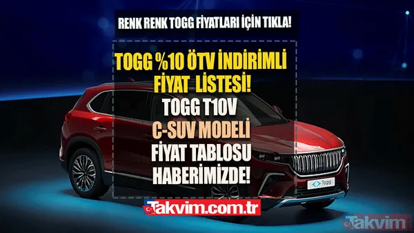 TOGG T10X (C-SUV) FİYAT TABLOSU! TOGG %10 ÖTV İNDİRİMLİ FİYAT LİSTESİ 2023! Yerli Otomobil Anadolu, Kapadokya, Pamukkale renk renk C Segment fiyatları ne kadar? - 1