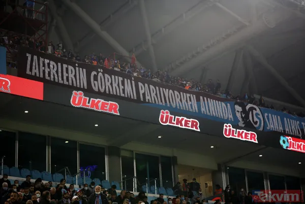 Lider Trabzon'a taraftarından tam destek! Trabzonspor - Gaziantep FK maçından renkli görüntüler... - 19