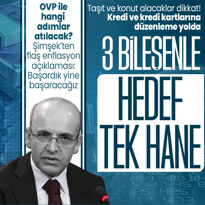 Hazine ve Maliye Bakanı Mehmet Şimşekten OVP açıklaması: Hedefimiz 3 yılın sonunda enflasyonu tek haneye indirmek